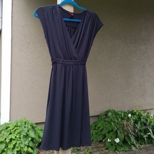 Black dress with tie